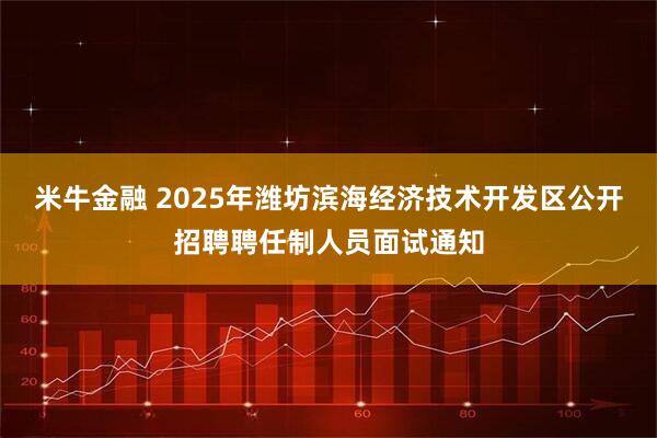 米牛金融 2025年潍坊滨海经济技术开发区公开招聘聘任制人员面试通知