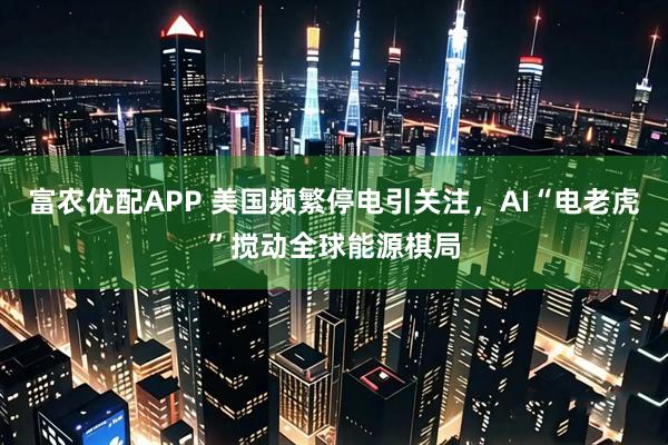 富农优配APP 美国频繁停电引关注，AI“电老虎”搅动全球能源棋局